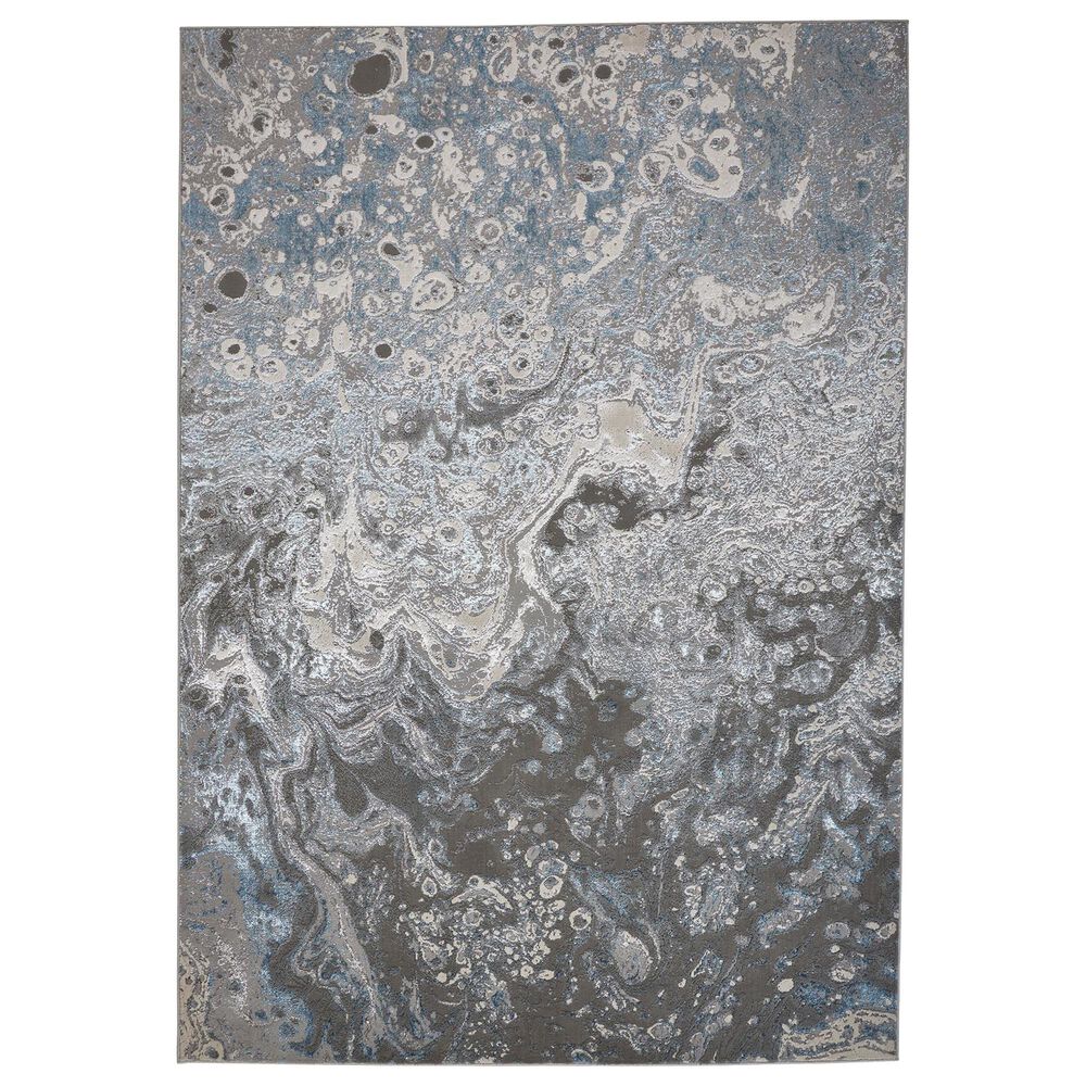 Feizy Azure 10" x 13"2" Silver and Blue Area Rug, , large
