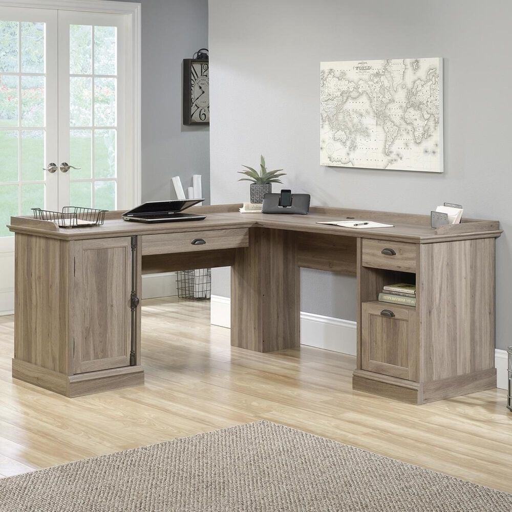 Nineteen37 L-Shaped Desk in Salt Oak, , large