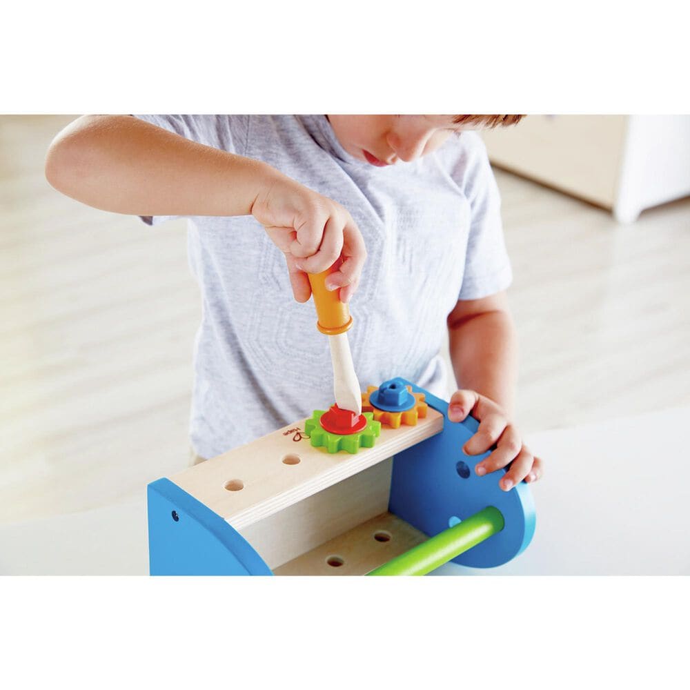 Hape Toys Fix-It Tool Box and Accessory Set in Multicolor, , large