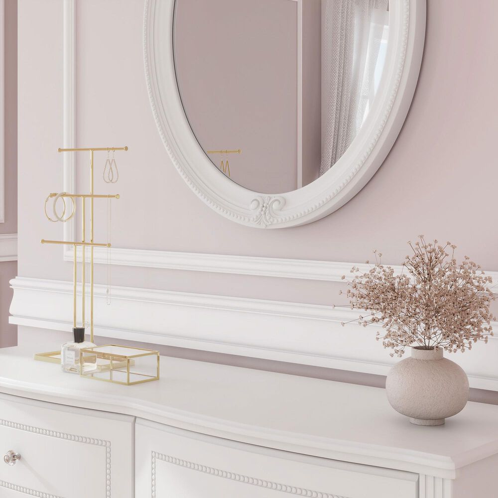 Ashley Kozlani Bedroom Mirror in White, , large