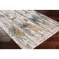 Surya Cardiff CDF-2306 Medium Gray, Light Blue, Mustard and Dark Blue 6"7" x 9"6" Area Rug, , large