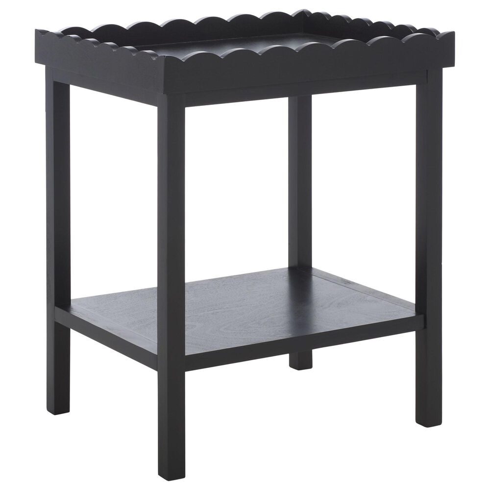 Safavieh Starlyn End Table in Matte Black, , large