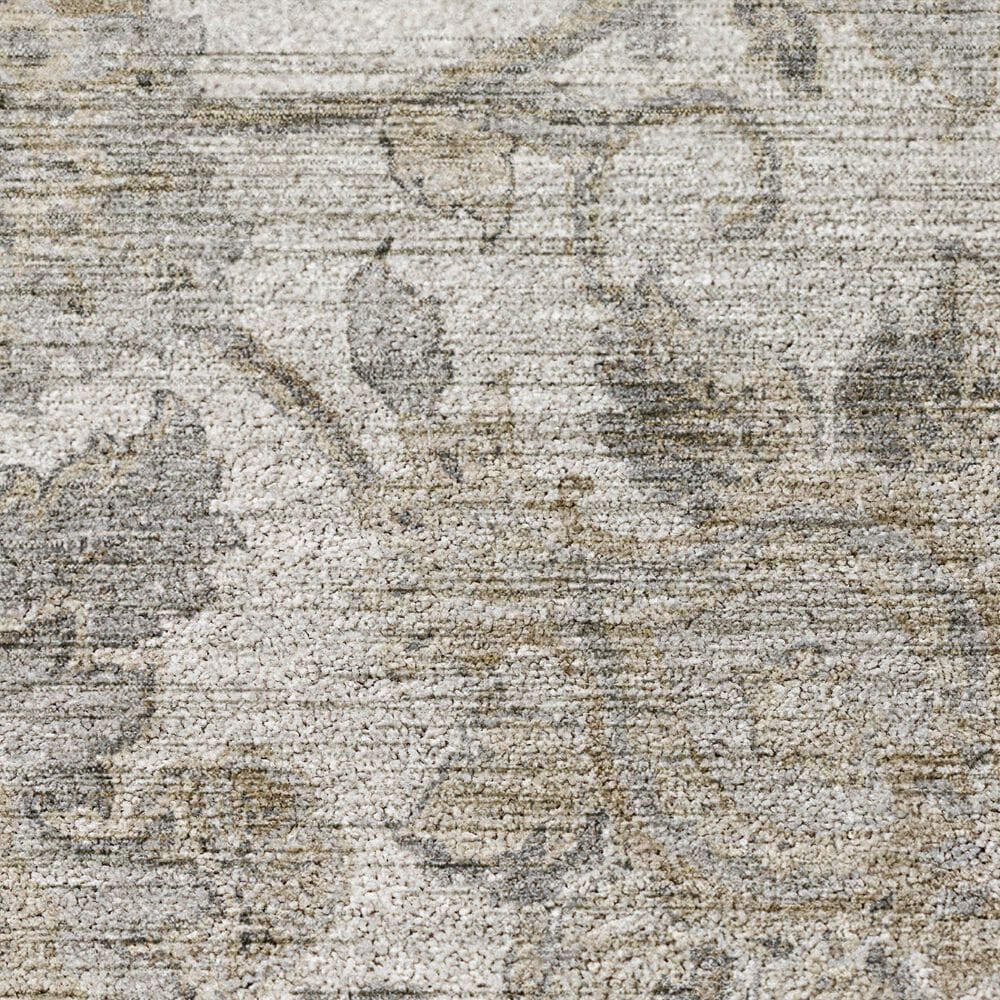 Dalyn Rug Company Silk Road Linen, Ivory, Taupe, Beige and Silver 1&#39;8&quot; x 2&#39;6&quot; Area Rug, , large
