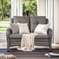 Sunwell Garden Patio Loveseat in Gray, , large