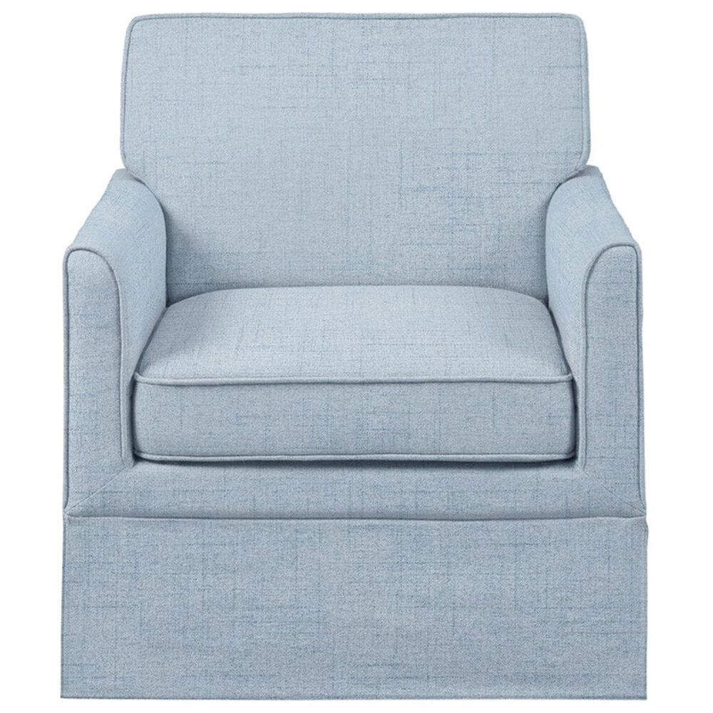 Hearth and Haven Paula Slipcover Accent Armchair in Light Blue, , large
