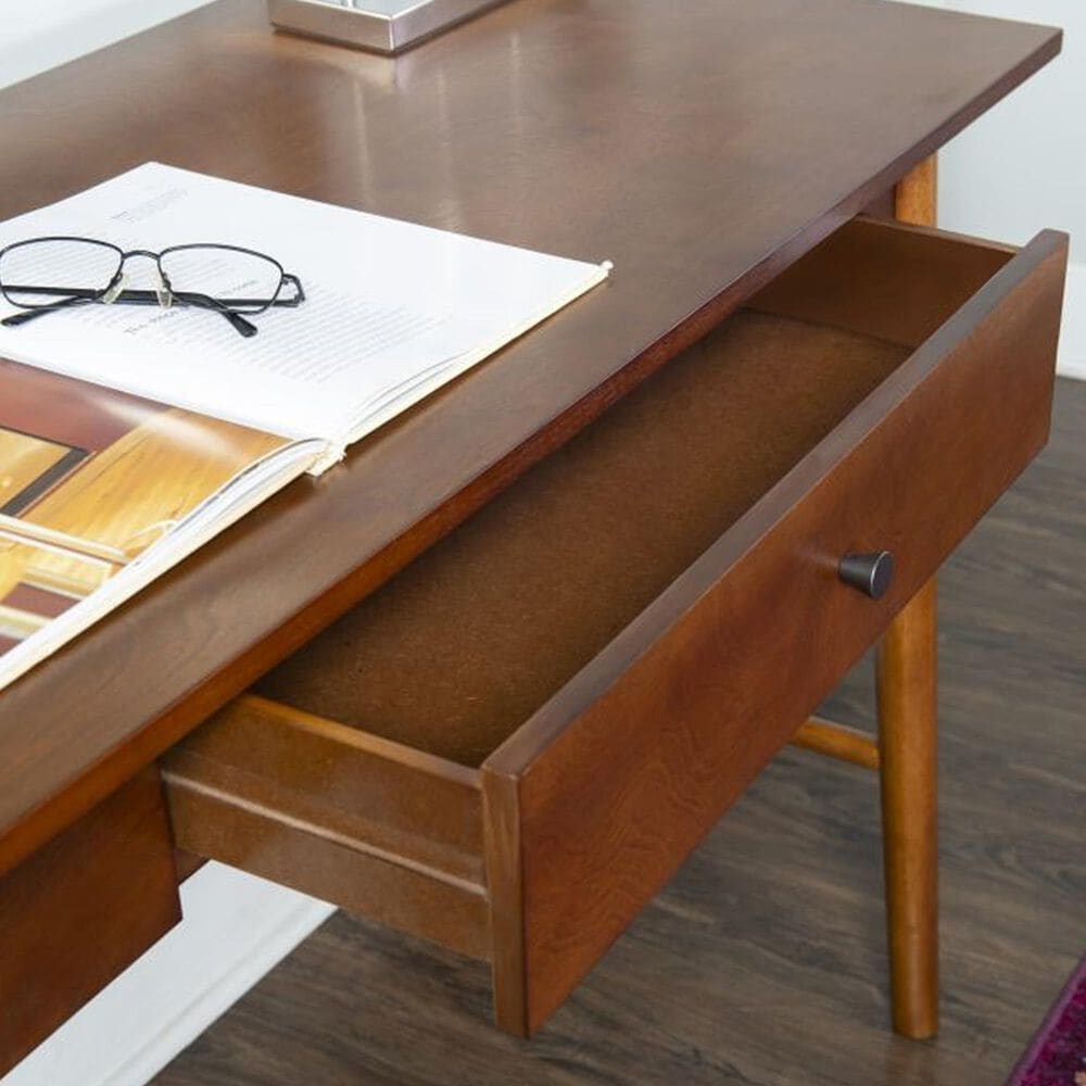Linden Boulevard Charlotte Desk in Rich Brown, , large