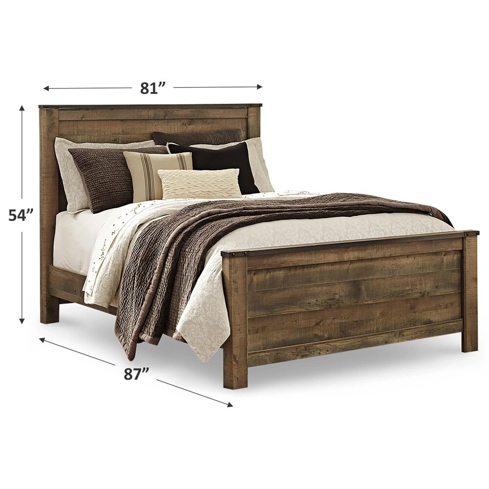 Ashley Trinell King Panel Bed in Brown, , large