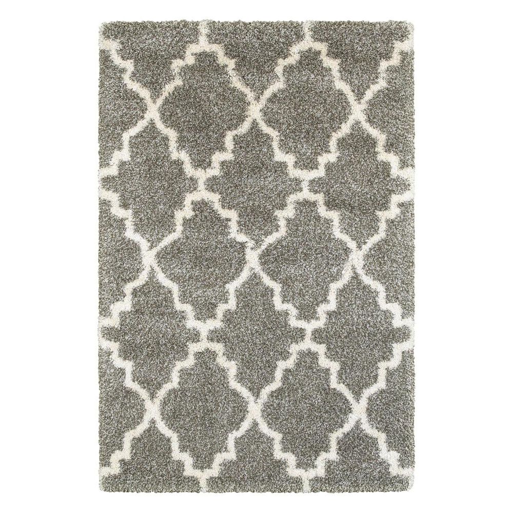 Oriental Weavers Henderson 92E 3"10" x 5"5" Grey/Ivory Area Rug, , large