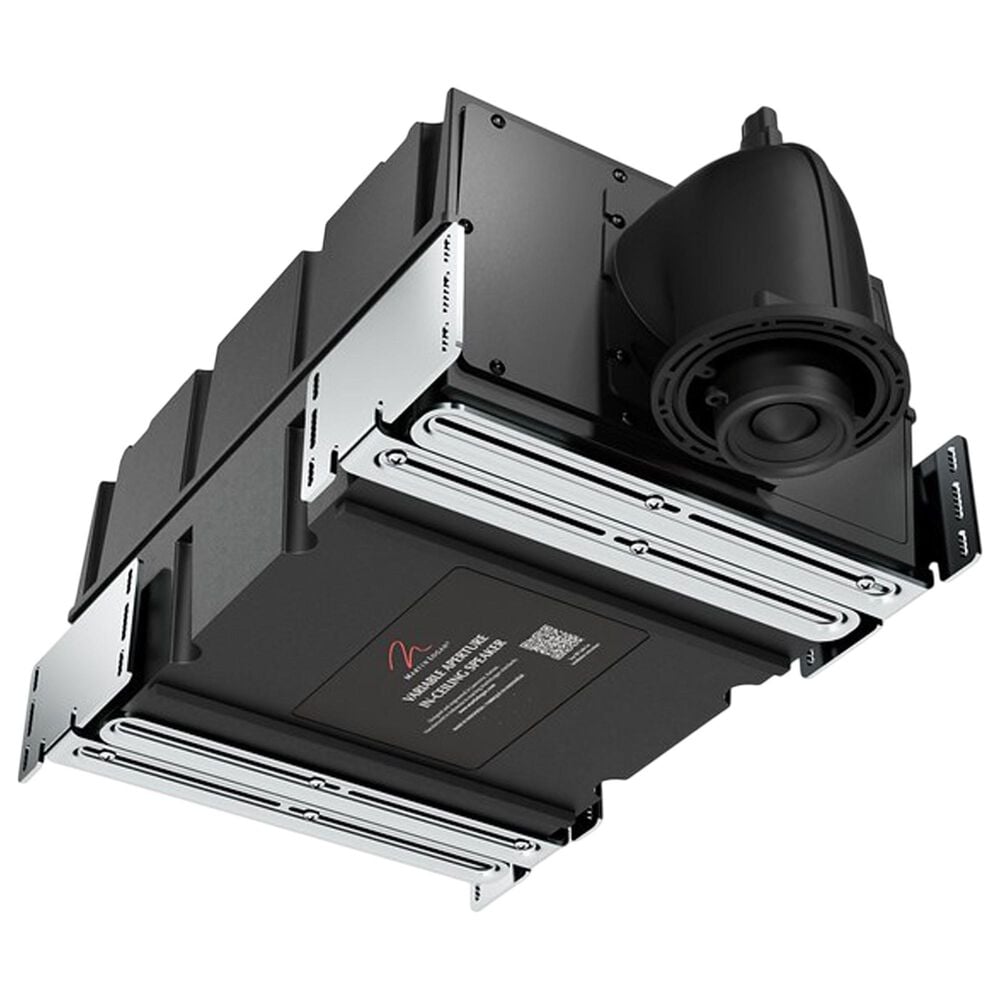 Martin Logan Variable Aperture 4" Full-Range In-Ceiling Speaker in Paintable White Grille and Black Enclosure, , large