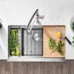 Blanco Quatrus 33" R15 Ergon Apron Super Single Farmhouse Kitchen Sink in Refined Brushed, , large
