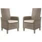 Ashley Beachcroft Arm Chair in Beige - Set of 2, , large