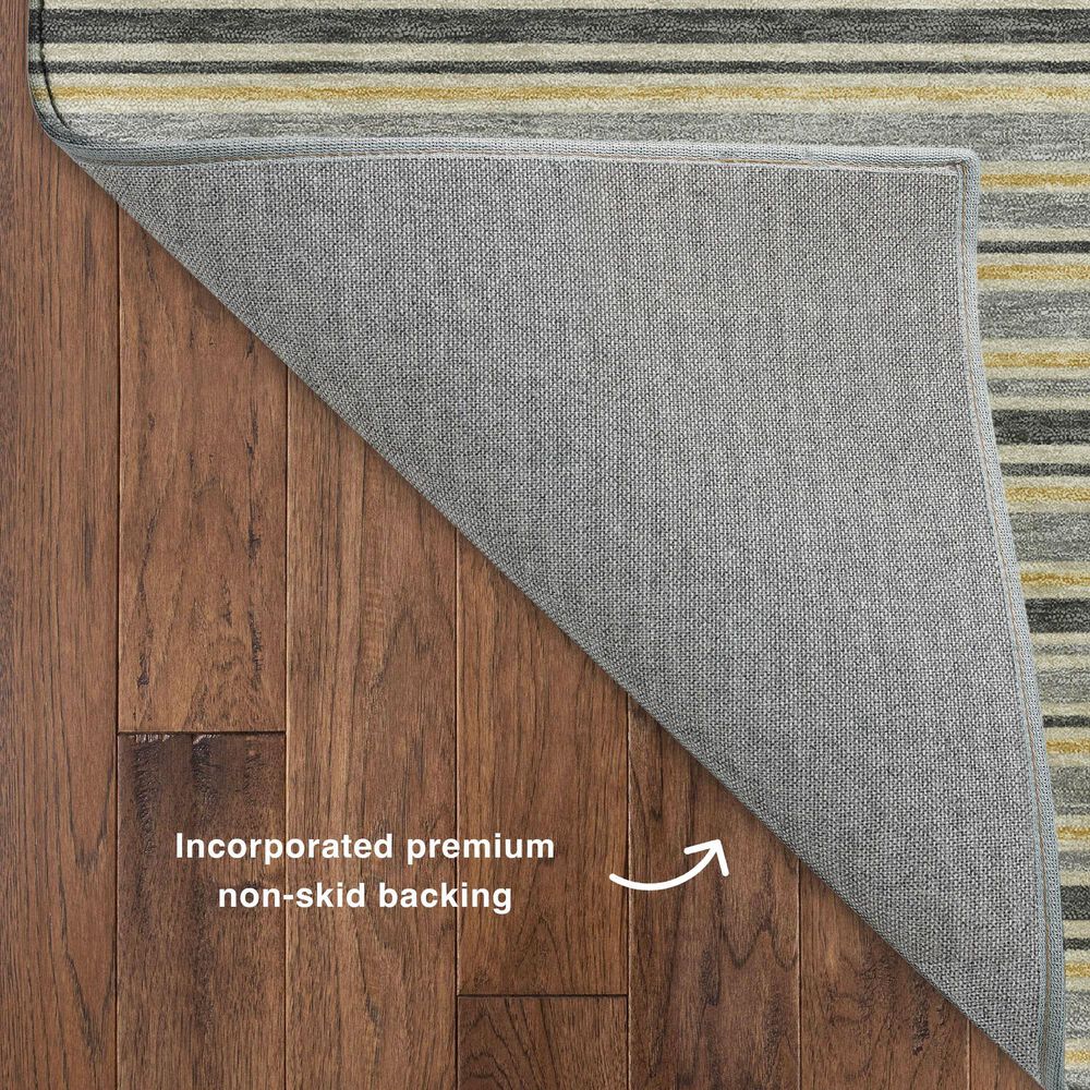 Dalyn Rug Company Soft Essentials Striped Granite 9' x 12' Indoor/Outdoor Area Rug, , large