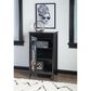 Linon Home Decor Fetti Small Cabinet in Black, , large