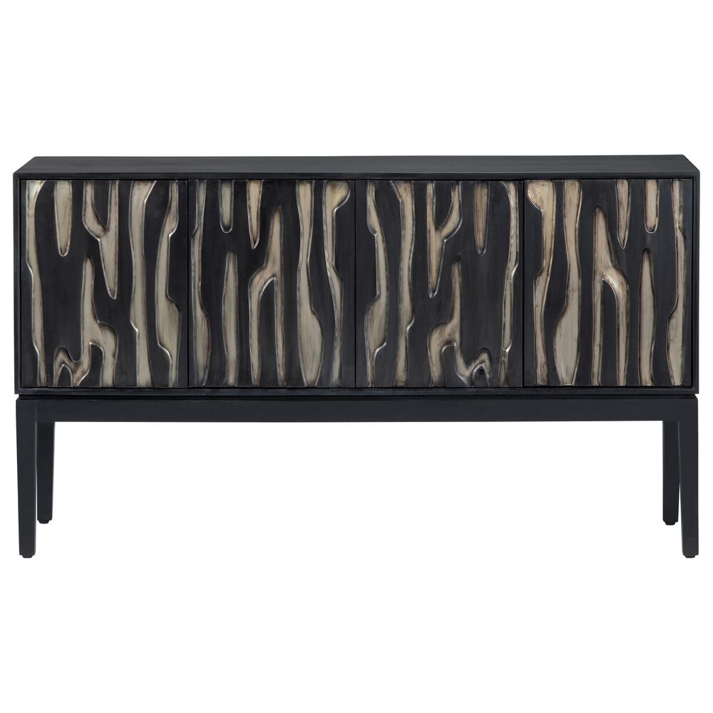 Crestview Collection Maximus 4-Door Sideboard in Black, , large
