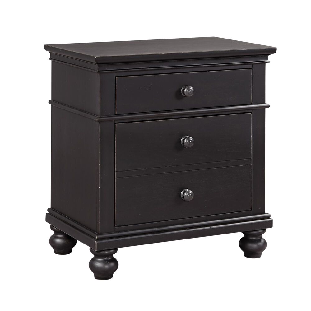 Riva Ridge Oxford 4-Piece Queen Storage Bedroom Set in Rubbed Black, , large