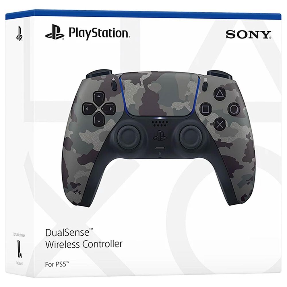 Sony DualSense Wireless Controller in Gray Camouflage, , large