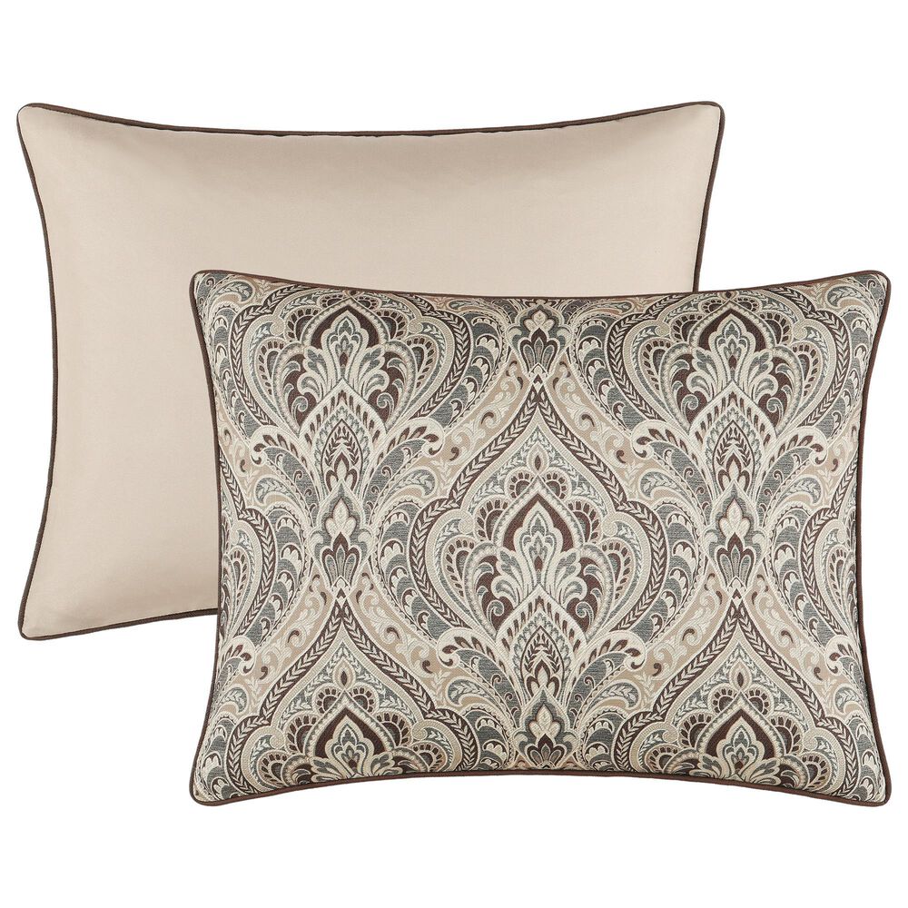 J. Queen New York Maren 3-Piece King/Cal King Comforter Set in Gold, Beige and Chocolate, , large
