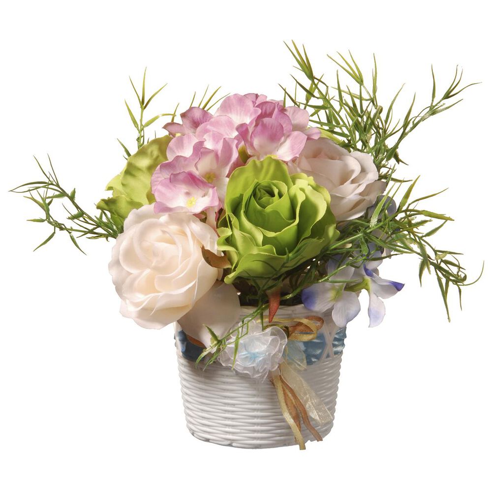 National Tree Assorted Flowers in White Vase, , large