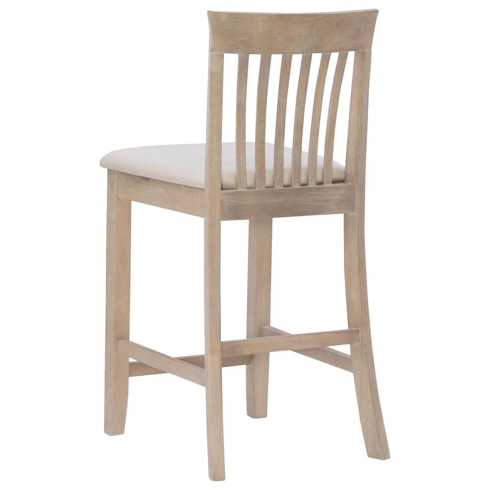 Linon Home Decor Torino Craftsman Counter Stool in Grey Wash, , large
