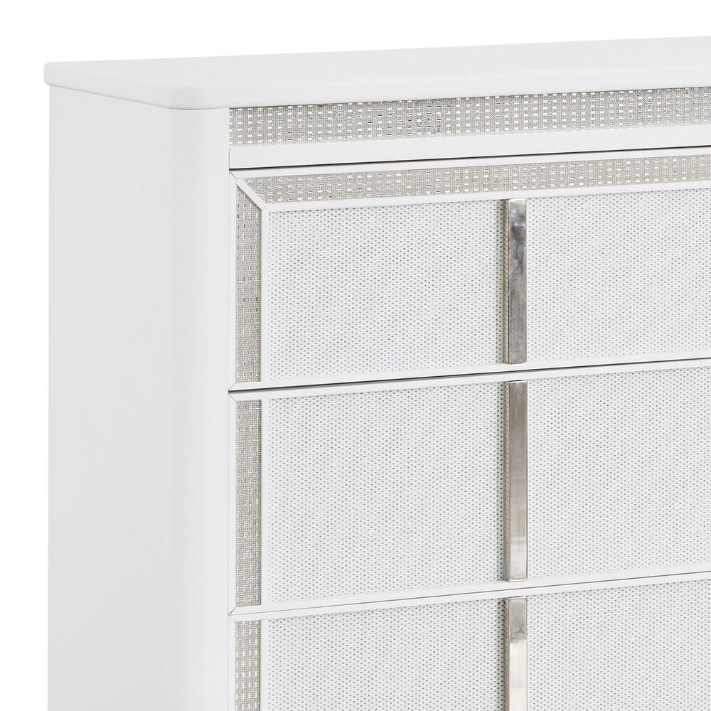 Millenium Chalanna 4-Piece California King Bedroom Set in White Lacquer, , large
