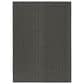 Nourison Horizon HOZ02 Black 5" x 7" Indoor/Outdoor Area Rug, , large