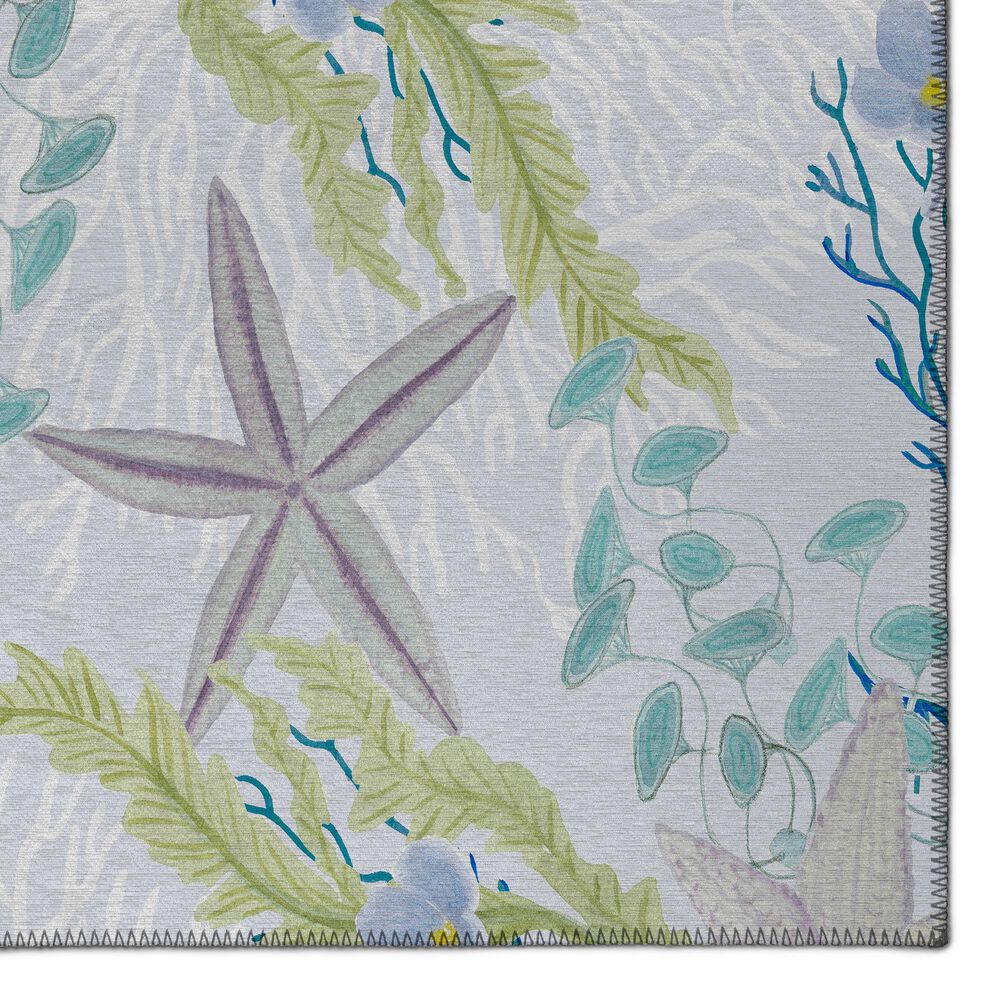 Dalyn Rug Company Seabreeze 5&#39; x 7&#39;6&quot; Silver Indoor/Outdoor Area Rug, , large