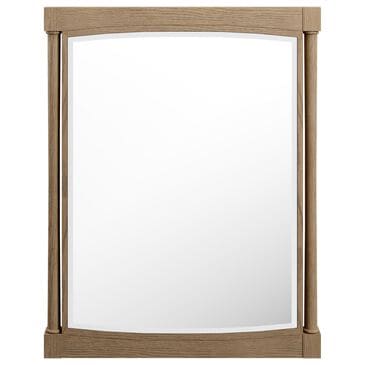 James Martin Kinnsden 30" Rectangular Mirror in Weathered Oak, , large