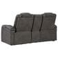 Ashley Fyne-Dyme 2-Piece Power Reclining Living Room Set in Shadow, , large