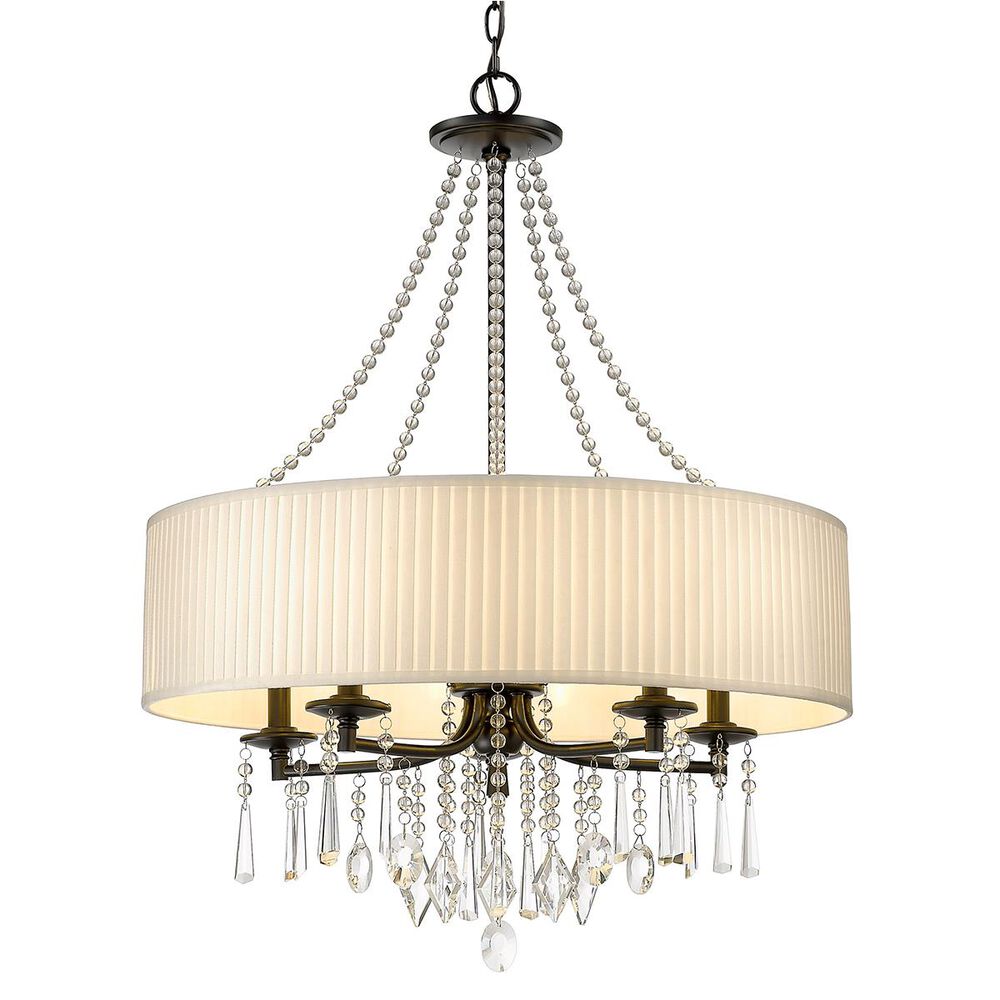 Golden Lighting Echelon 5-Light Chandelier in Black, , large