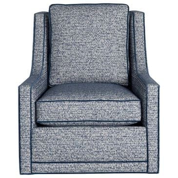 Massoud Gareth Swivel Chair in Huxley Blue, , large