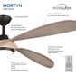 Minka-Aire Mortyn 60" Indoor/Outdoor Ceiling Fan with LED Light in Dark Bronze, , large