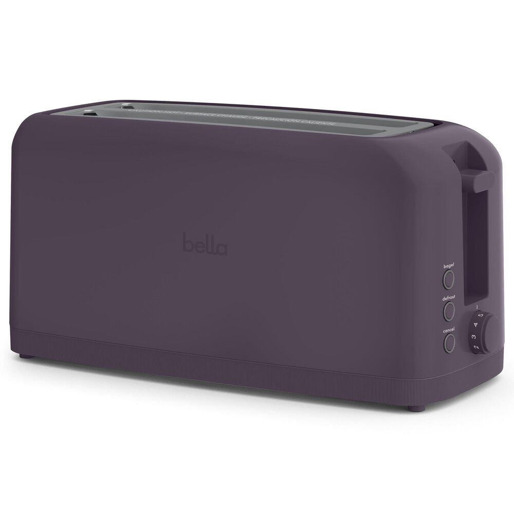 Bella 4-Slice Slim Toaster in Plum, , large