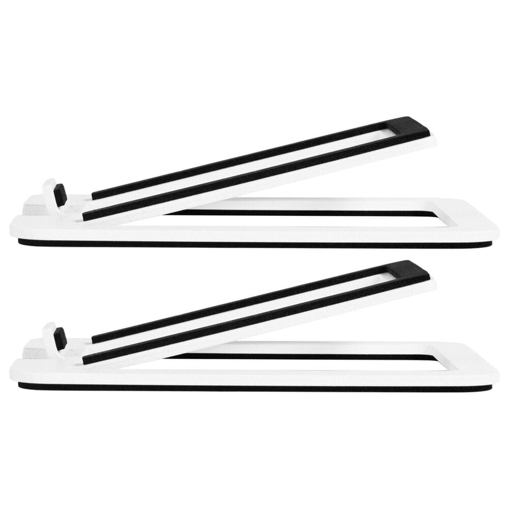 Kanto Angled Desktop Speaker Stand for Small Speakers in White (Set of 2), , large