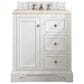 James Martin Vanities De Soto 30" Single Bathroom Vanity in Bright White with 3 cm Eternal Marfil Quartz Top and Rectangular Sink, , large