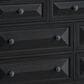 Mayberry Hill Bridgestone 7-Drawer Dresser and Mirror in Black, , large