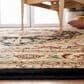 Safavieh Lyndhurst 6" x 9" Black and Beige Area Rug, , large