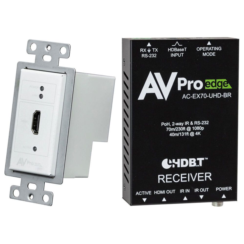 ConferX HDBaseT Wall Plate Transmitter/Receiver Basic Kit, , large