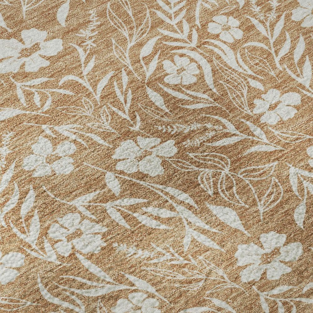 Dalyn Rug Company Soft Essentials Floral Copper 3' x 5' Indoor/Outdoor Area Rug, , large