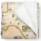 Xplorer Maps Fleece Blanket in Texas, , large