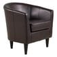 Overman International Corp Windsor Accent Chair in Rodeo Dark Brown, , large