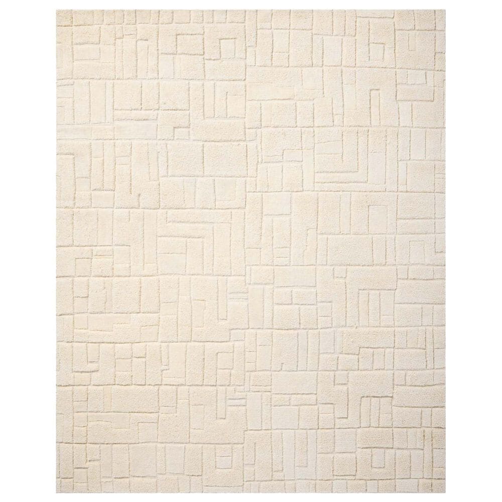 Loloi Octavia 5"6" x 8"6" Ivory Area Rug, , large