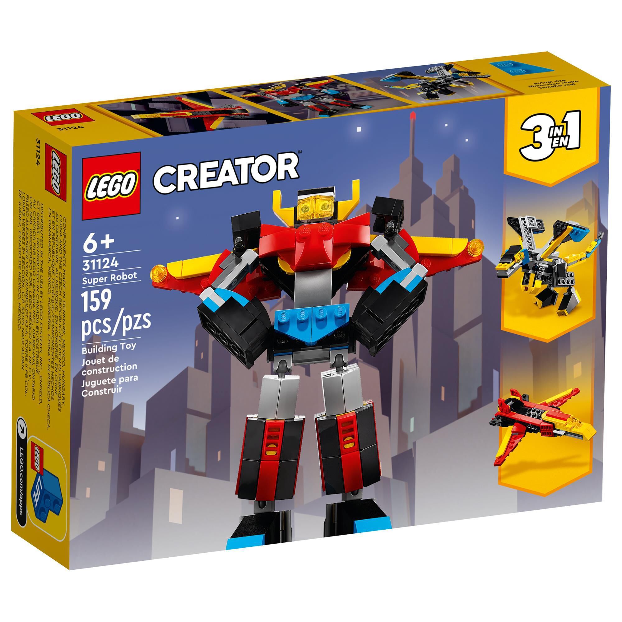 LEGO Creator 3 in 1 Super Robot Building Set NFM