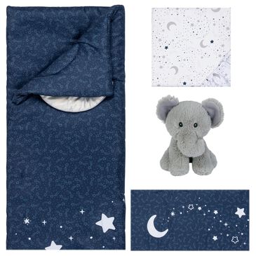 Trend Labs Shooting Stars 4-Piece Crib Bedding Set in Navy, , large