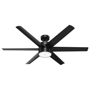 Hunter Solaria 60" Outdoor Ceiling Fan in Matte Black, , large