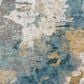 Karastan Tryst Nuvole 2"6" x 8" Grey and Blue Runner, , large