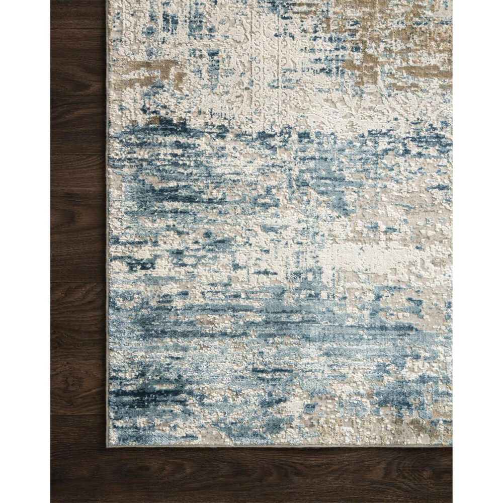 Loloi Sienne SIE-05 3&#39;7&quot; x 5&#39;7&quot; Ivory and Azure, , large
