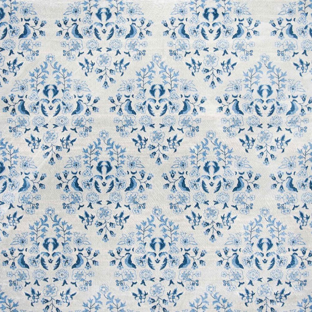 Safavieh Martha Stewart Damask 3&#39; x 5&#39; Cream and Blue Area Rug, , large