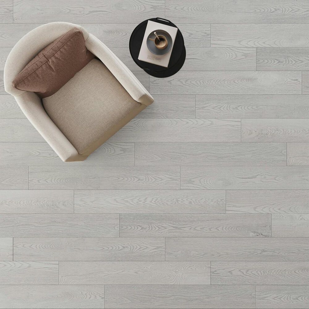 Mannington Restoration Bespoke Wool 8&quot; x 48&quot; Oak Laminate Plank, , large