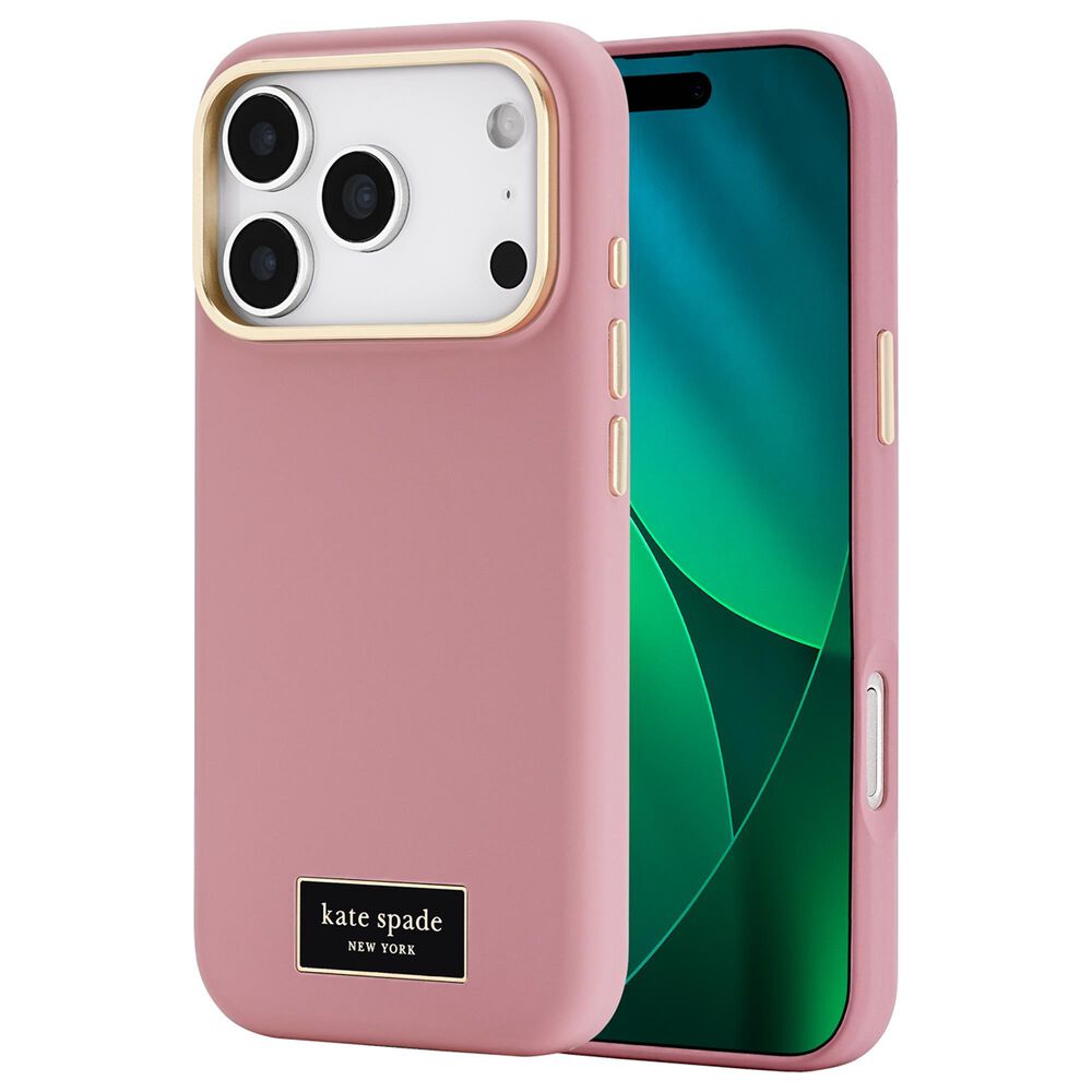 Kate Spade Silicone MagSafe Case for Apple iPhone 17 Pro in Icon Dusk Rose, , large