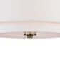 Vaxcel Burnaby 3-Light Semi-Flush Mount in Matte Brass, , large